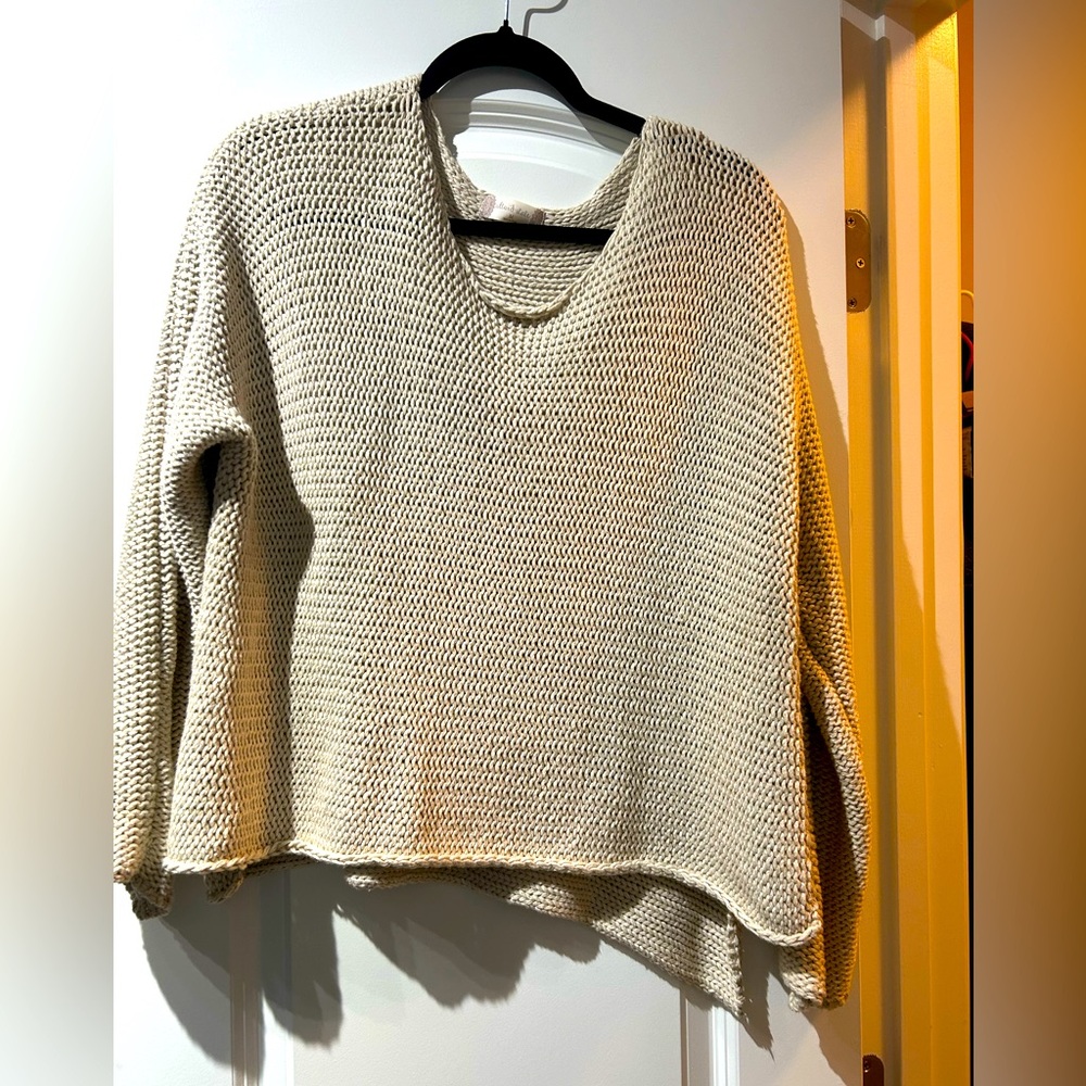 Altar’d State Size Medium Oversized Crocheted Sweater
